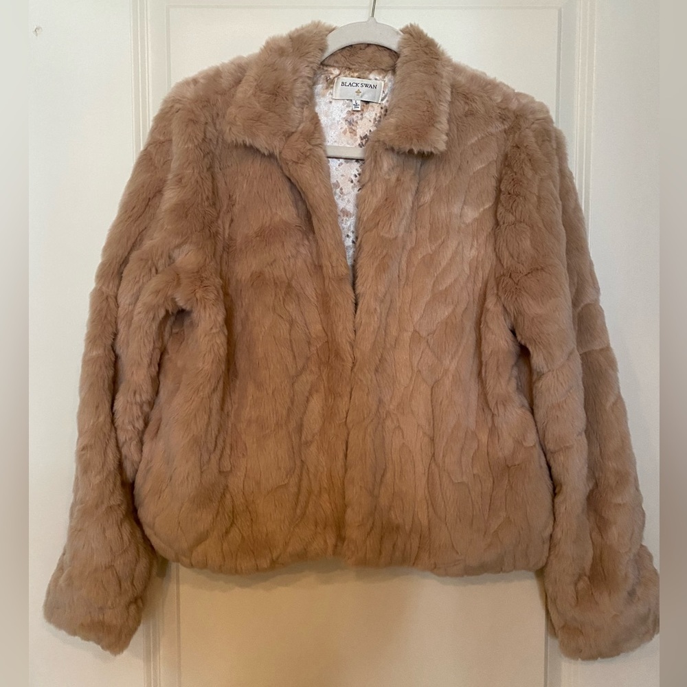 Faux fur jacket